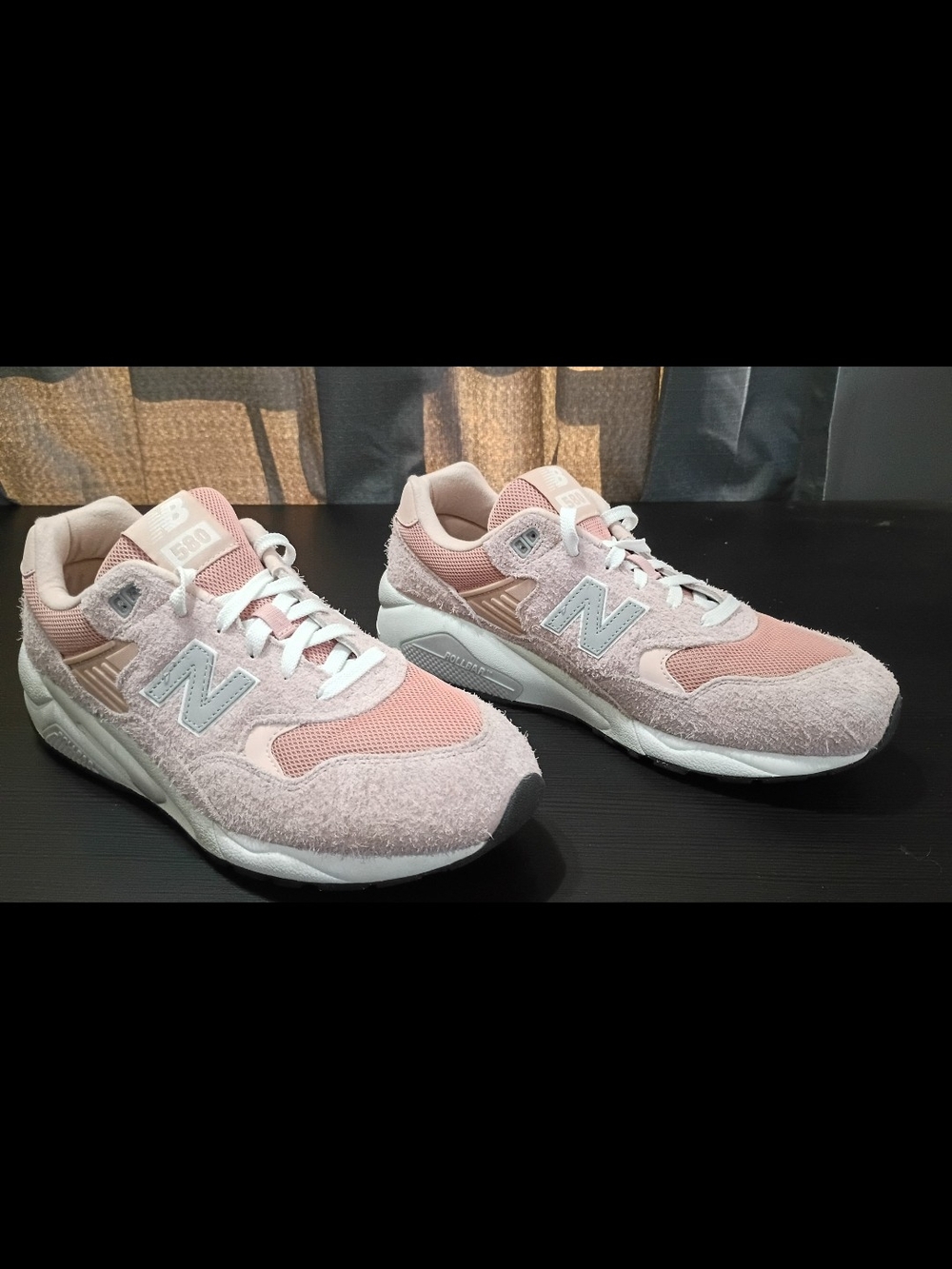 New Balance 580 "Pink Sand" Suede & Mesh Retro Sneakers